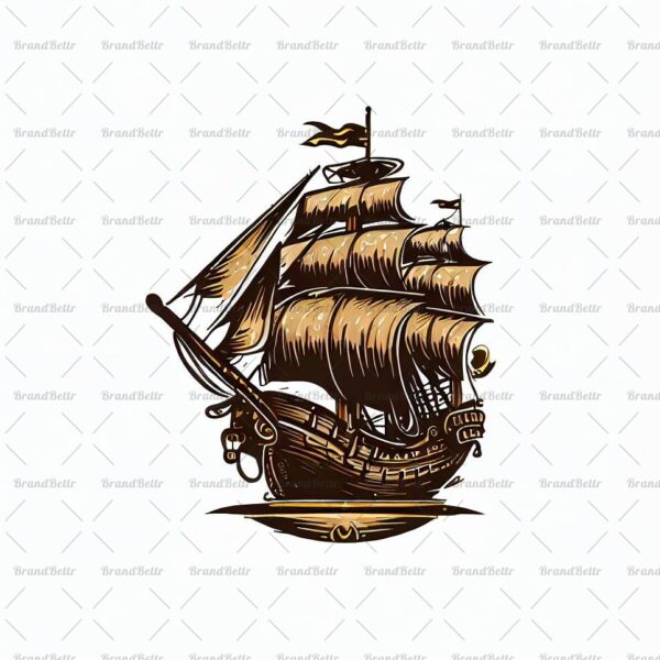 Antikes Piratenschiff